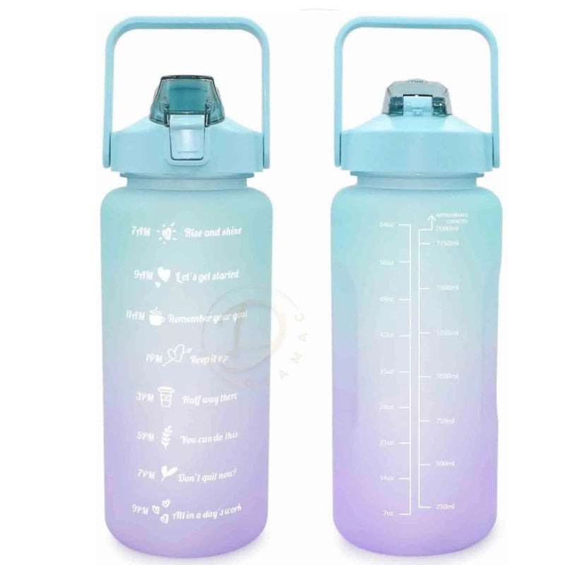 Botella De Agua Motivacional 2 Litro
