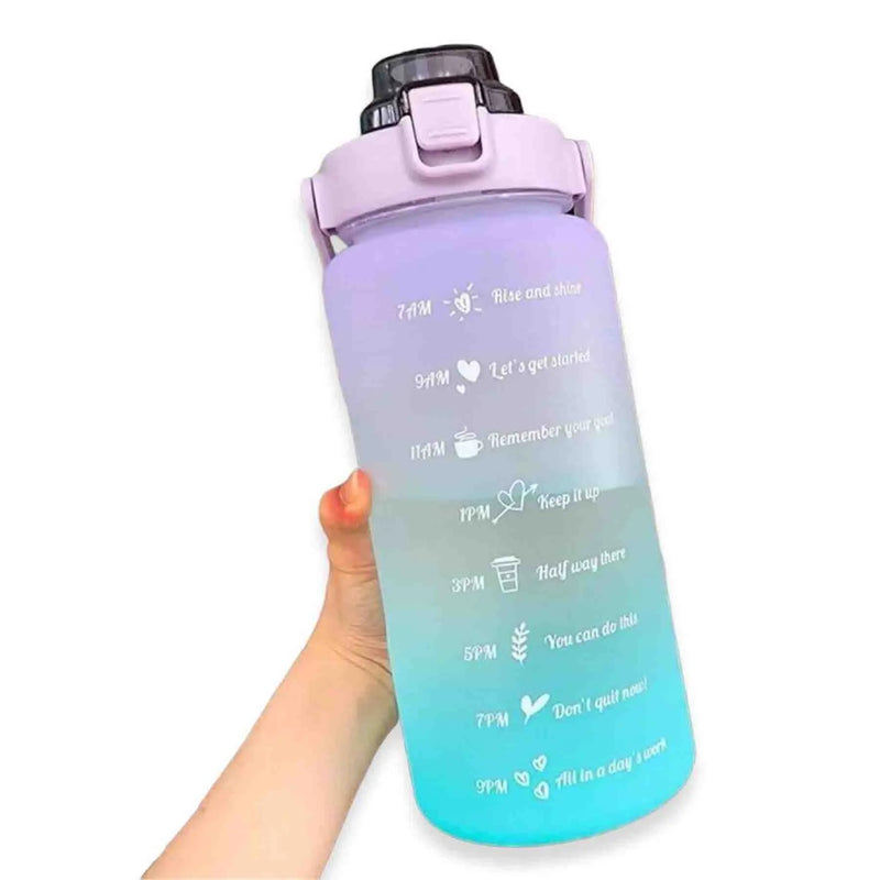 Botella De Agua Motivacional 2 Litro