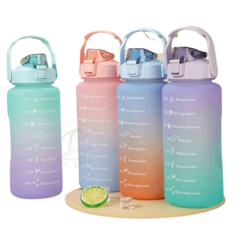 Botella De Agua Motivacional 2 Litro