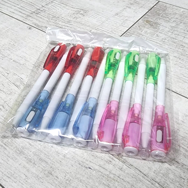 Pack 12 Lápices Invisible Con Tinta Uv - Varietas Chile - Santiago
