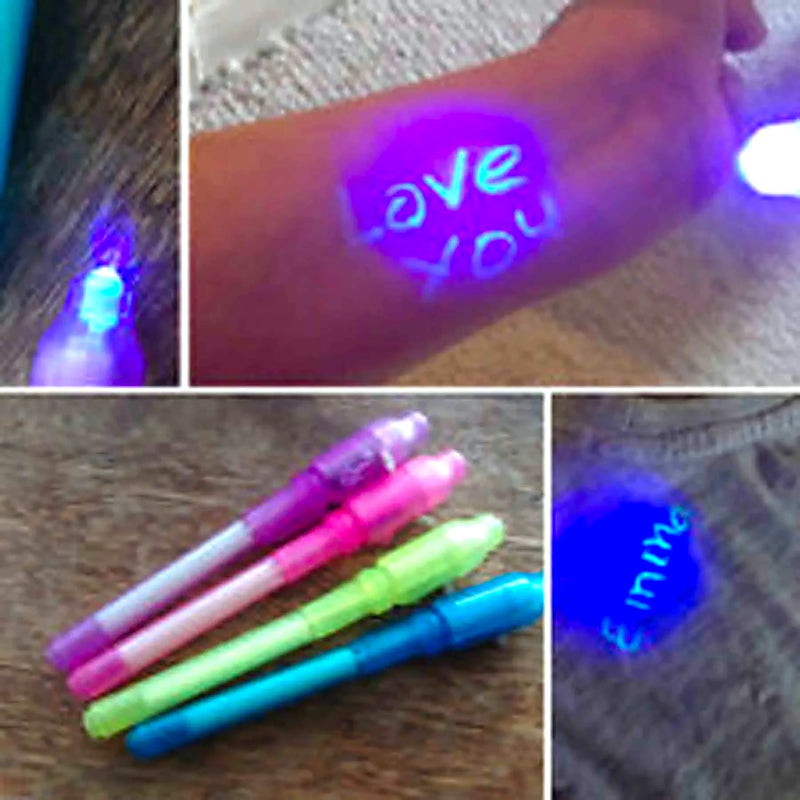 Pack 12 Lápices Invisible Con Tinta Uv - Varietas Chile - Santiago