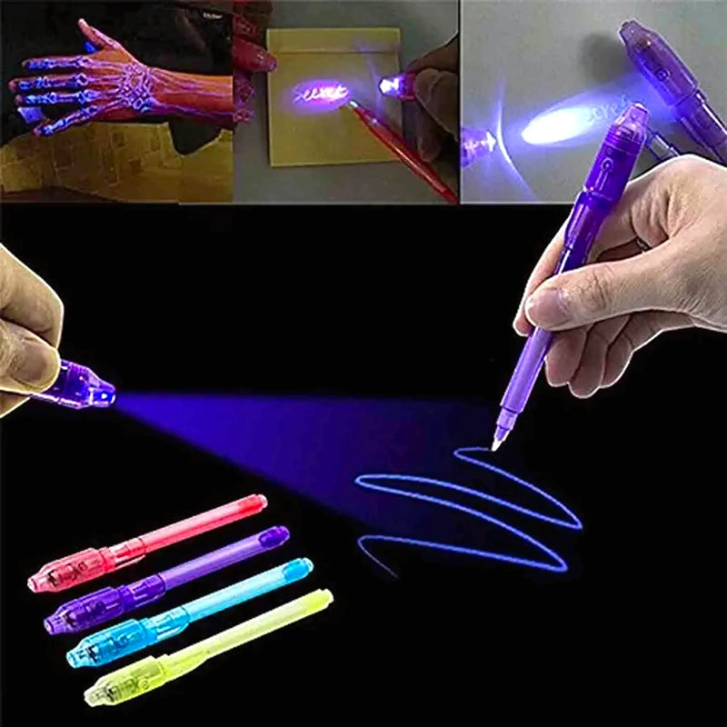 Pack 12 Lápices Invisible Con Tinta Uv - Varietas Chile - Santiago