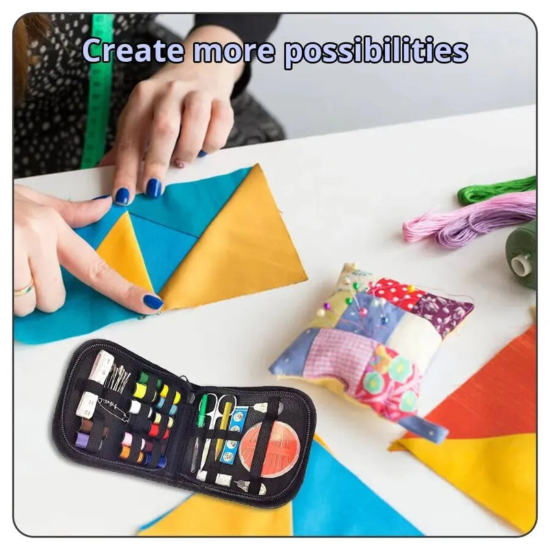 Kit De Costura Premium Agujas Hilos