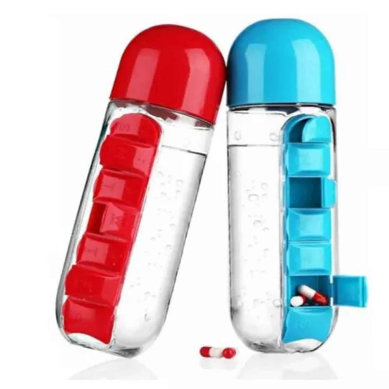 Botella De Agua Con Patillero De 600Ml