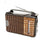 Radio Portátil Estilo Vintage Retro Anal