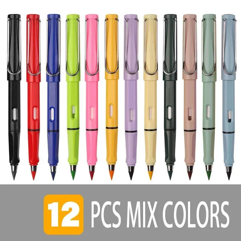Lapiz Infinito De 12 Colores Para Niños
