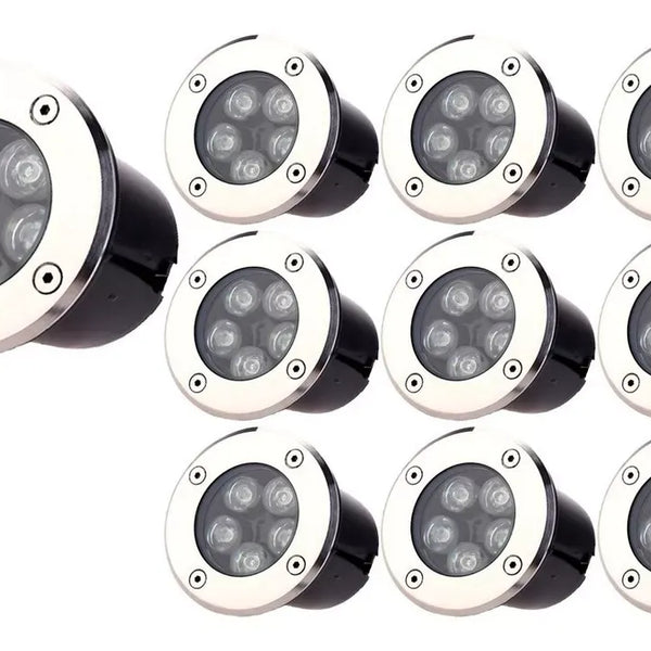 Pack De 10 Focos Led Embutidos 3W Ip67