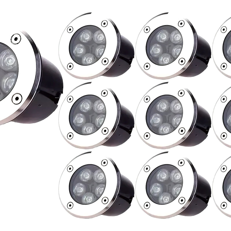 Pack De 10 Focos Led Embutidos 3W Ip67 - Varietas Chile - Santiago