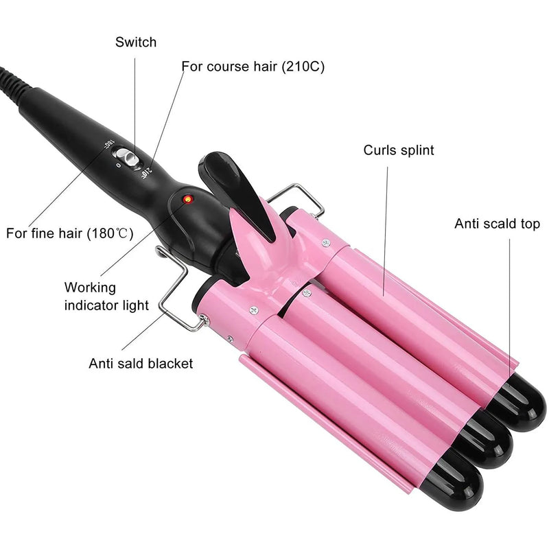 Ondulador Rizador De Pelo Profesional