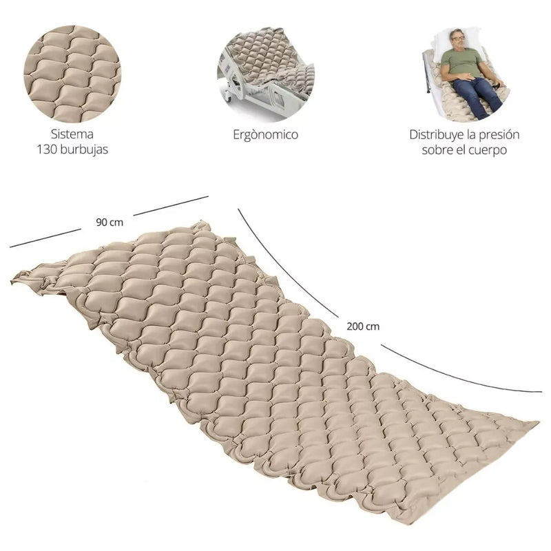 Colchón Antiescaras De 1 Plaza Con Motor