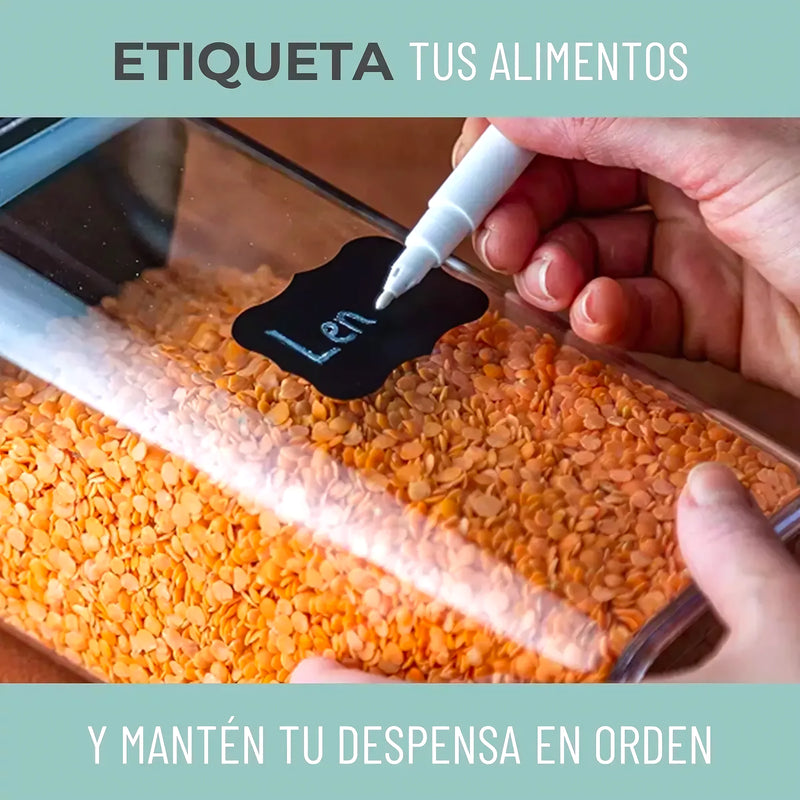 Contenedores Set 5 Alimentos Herméticos - Varietas Chile - Santiago
