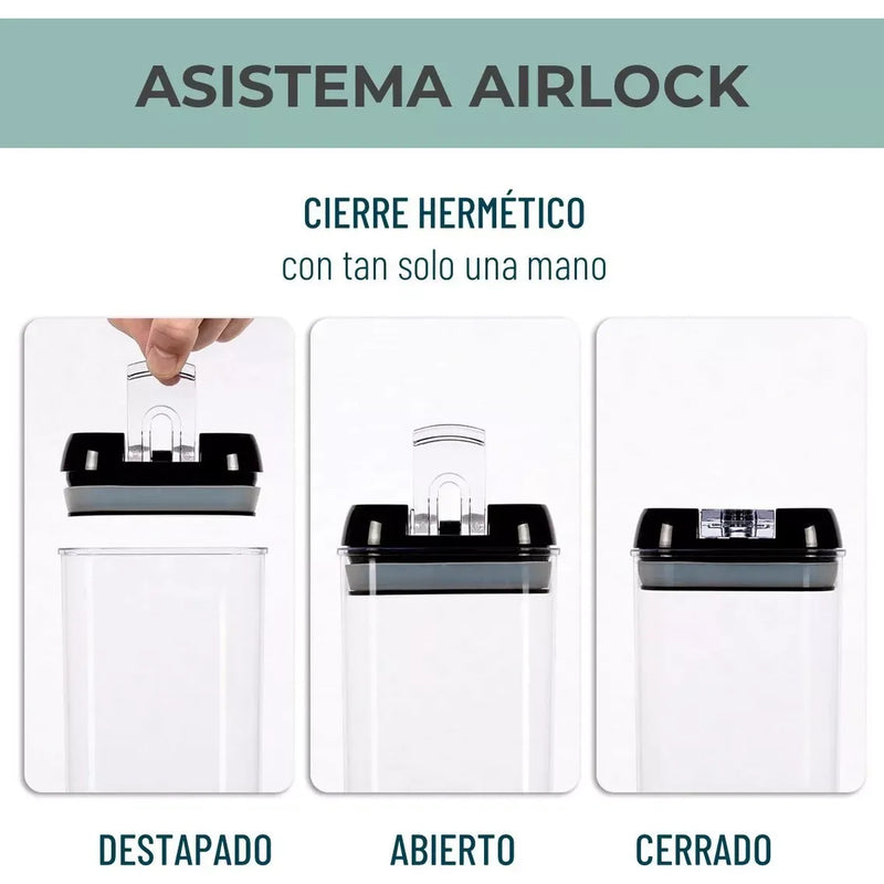 Contenedores Set 5 Alimentos Herméticos