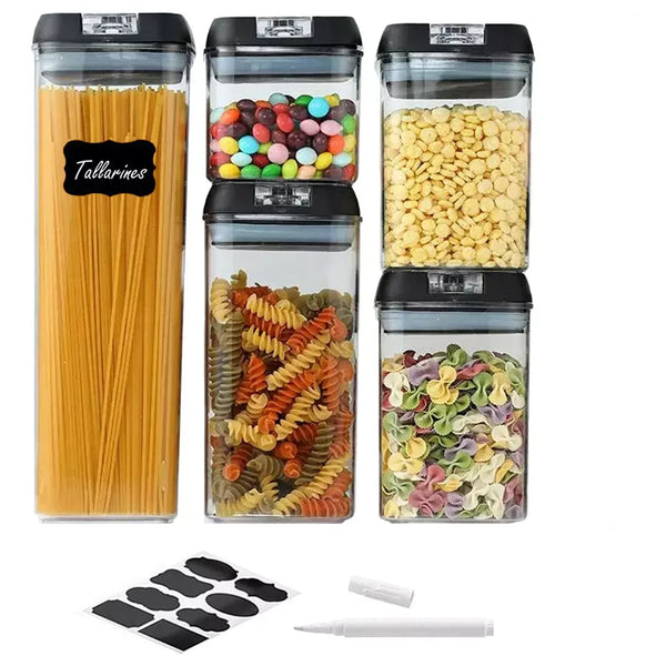 Contenedores Set 5 Alimentos Herméticos