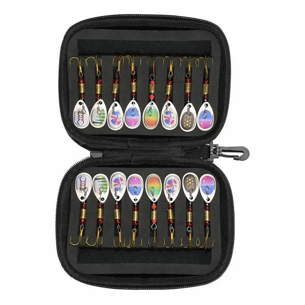 Juego De 16 Cucharas De Pesca Señuelos