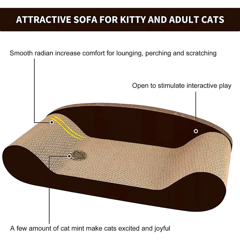 Rascador Tipo Sofa Para Gatos Con Catnip - Varietas Chile - Santiago