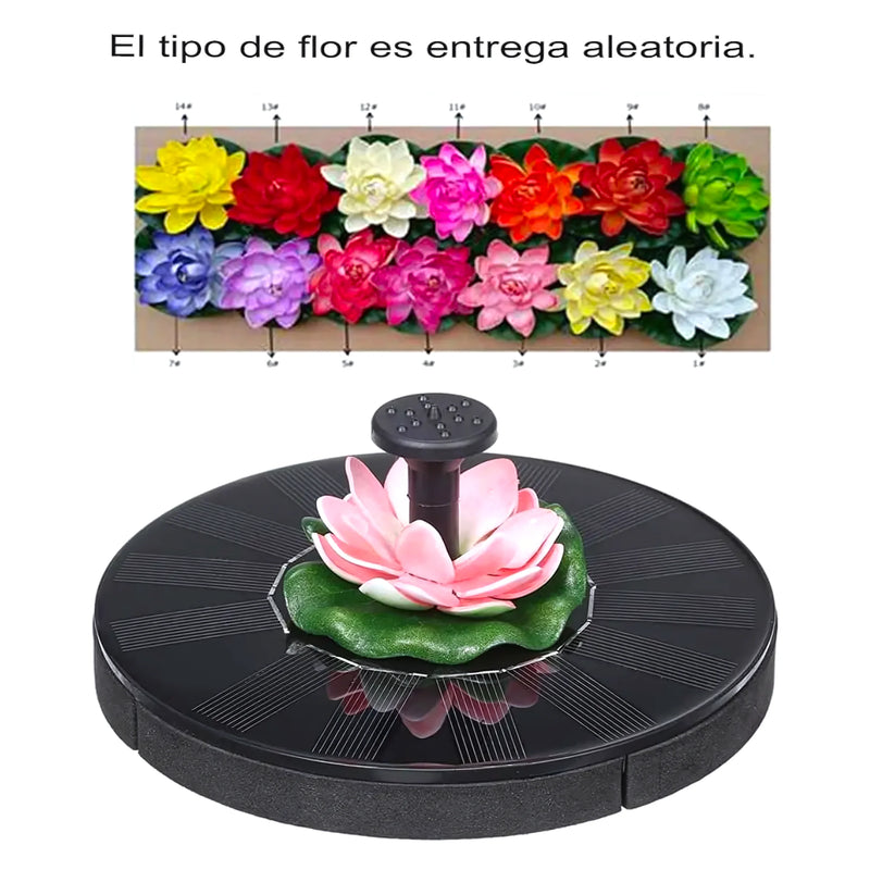 Fuente De Flor Solar Redonda Para Jardín - Varietas Chile - Santiago