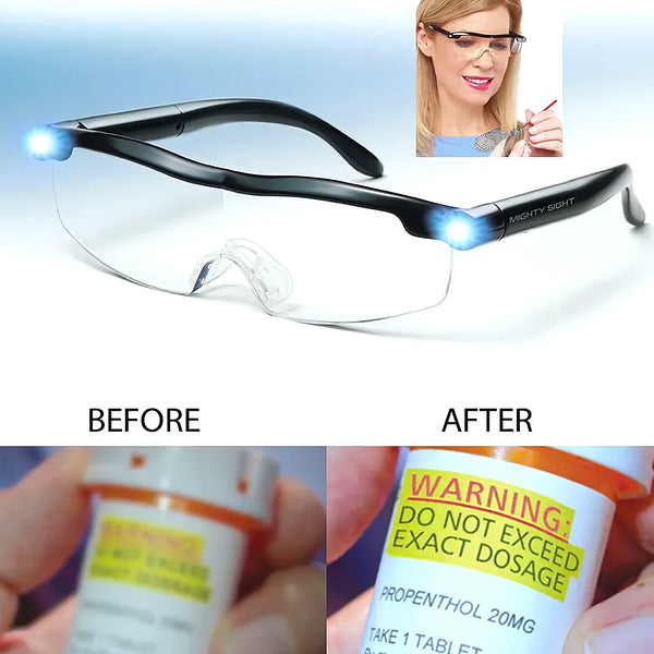 Lentes Con Lupa Y Luz Led - Varietas Chile - Santiago