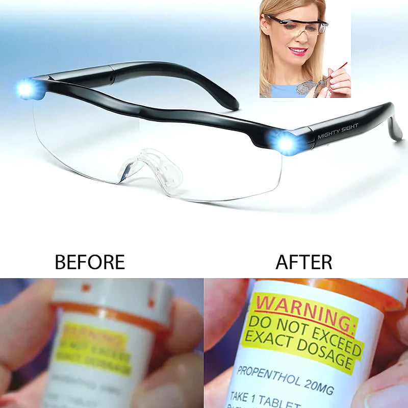 Lentes Con Lupa Y Luz Led - Varietas Chile - Santiago