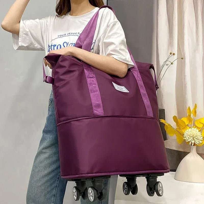 Bolso De Viaje Plegable Xl Con Ruedas