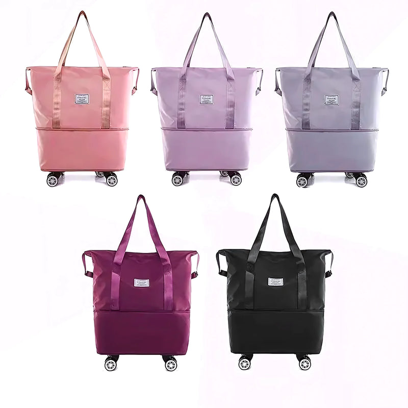 Bolso De Viaje Plegable Xl Con Ruedas - Varietas Chile - Santiago