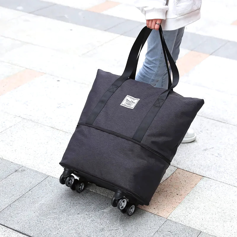 Bolso De Viaje Plegable Xl Con Ruedas - Varietas Chile - Santiago