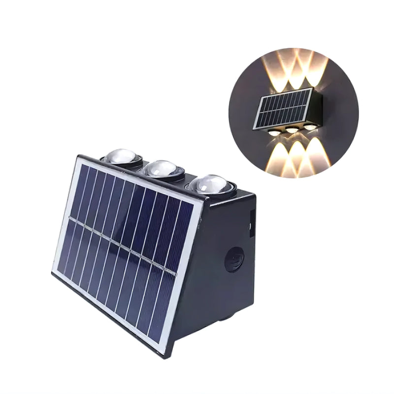 Lampara De 3 Led Solar Bifocal De Pared - Varietas Chile - Santiago