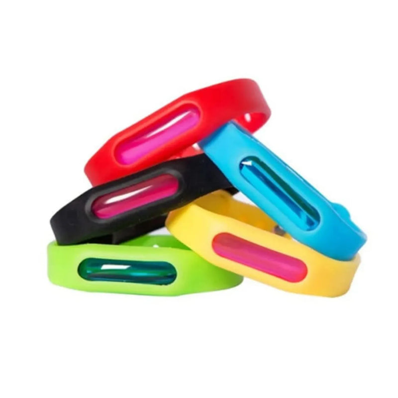 Pack 10 Pulsera Repelente De Mosquitos