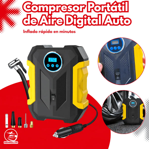 Compresor Portatil De Aire Digital Auto - Varietas Chile - Santiago