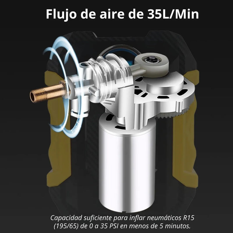 Compresor Portatil De Aire Digital Auto