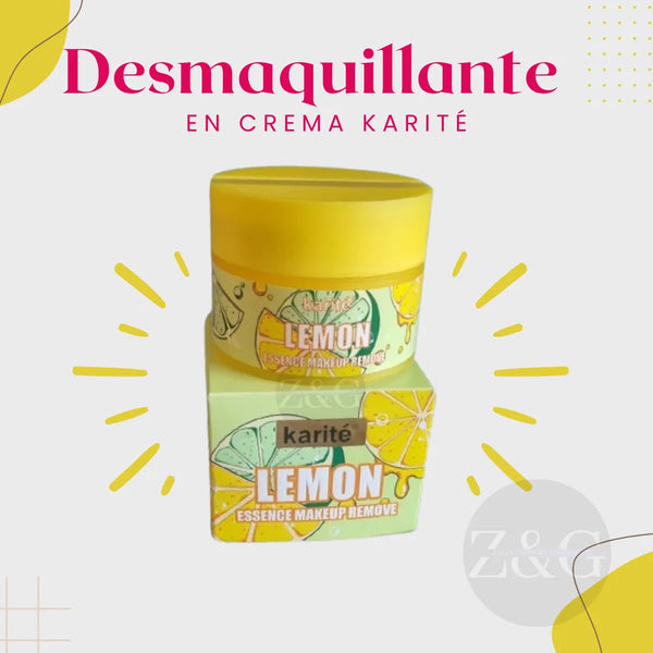 Desmaquillante En Crema Limon Karite