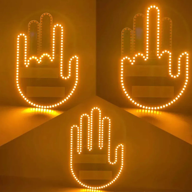 Luz Para Gestos Con Los Dedos Con Contro