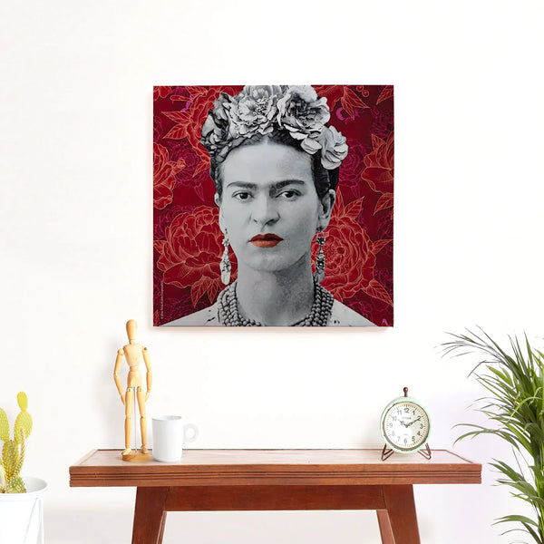 Canvas Frida Kahlo B 30X30 Cms - Varietas Chile - Santiago