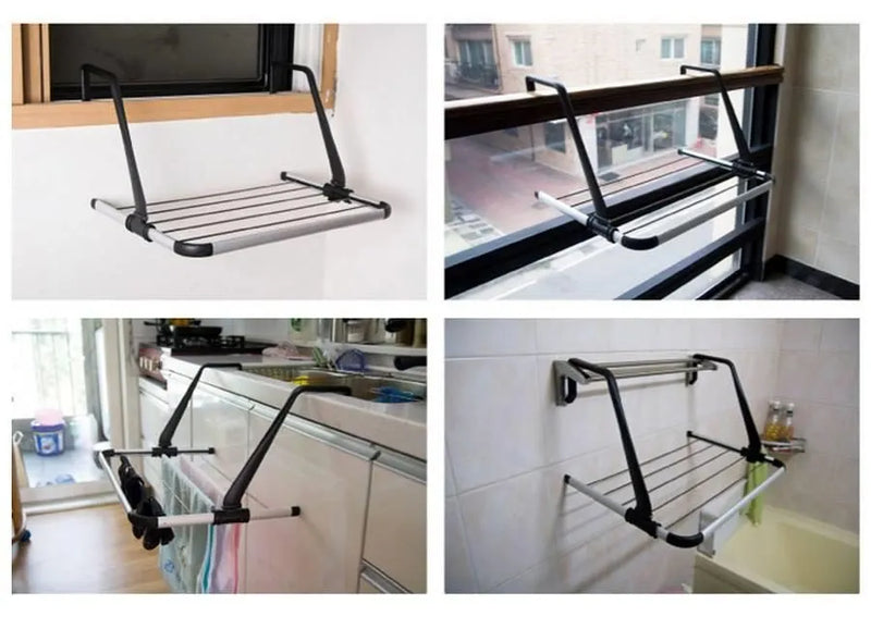 Tendedero Ropa De Portatil Para Muros