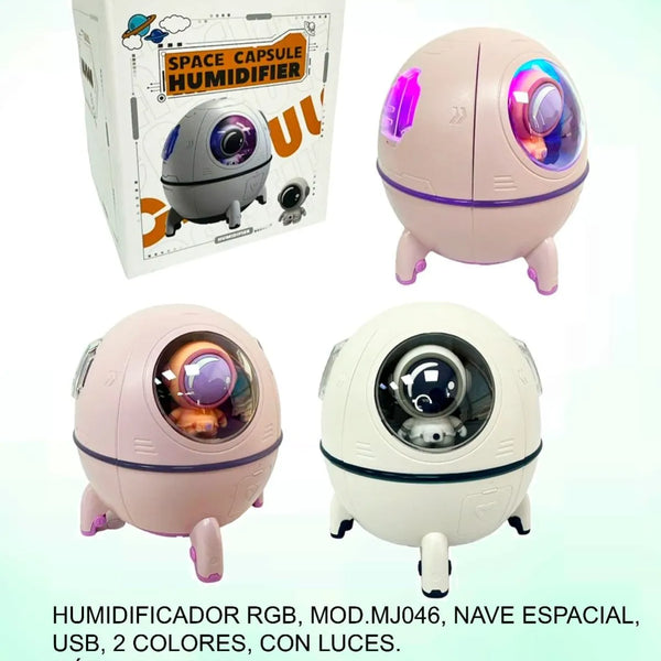 Humidificador Nave Espacial Con Luces