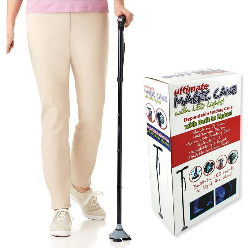 Baston Ortopedico Plegable Con Luz Led