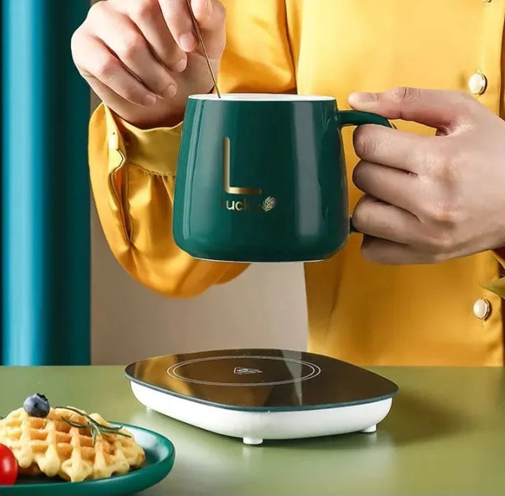 Taza Con Calentador Electrico