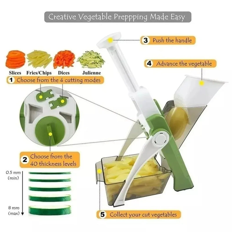 Mandolina Multifuncional Rebanador