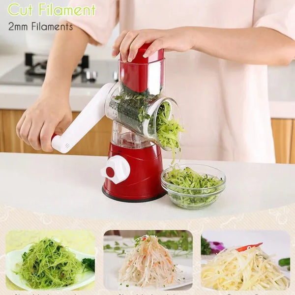 Rebanador Queso Vegetales Frutas Rayador