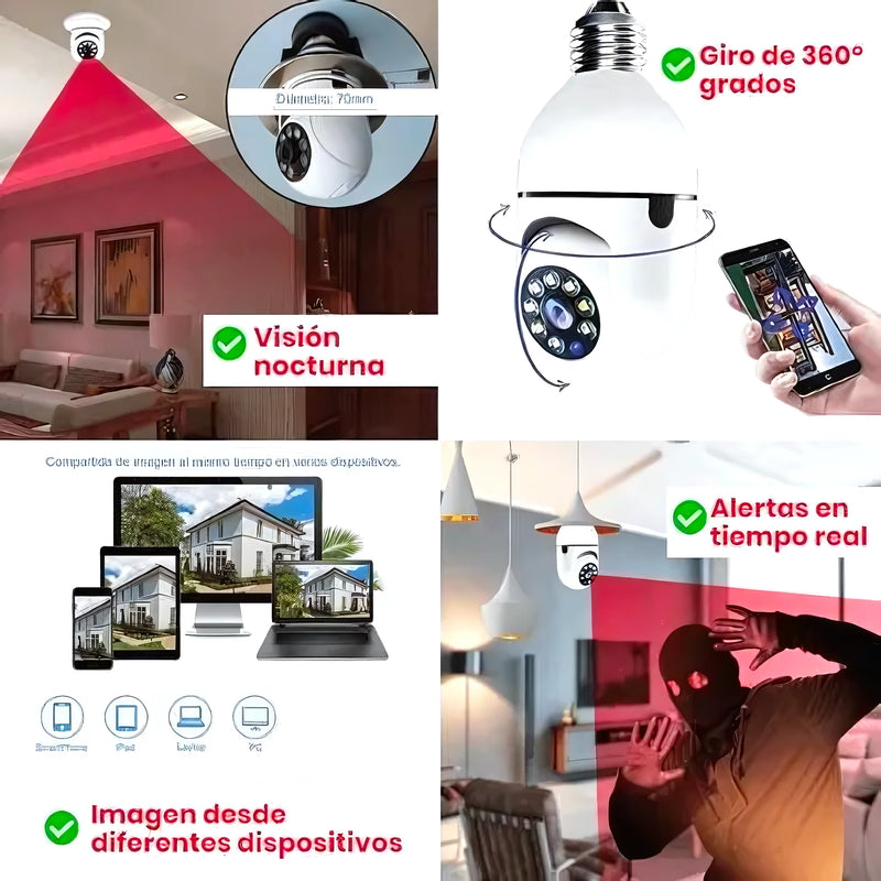 Camara Foco Soquete Ampolleta 360 - Varietas Chile - Santiago