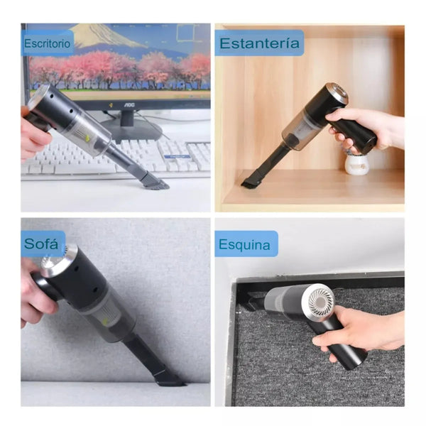 Aspiradora De Mano Recargable Para Auto