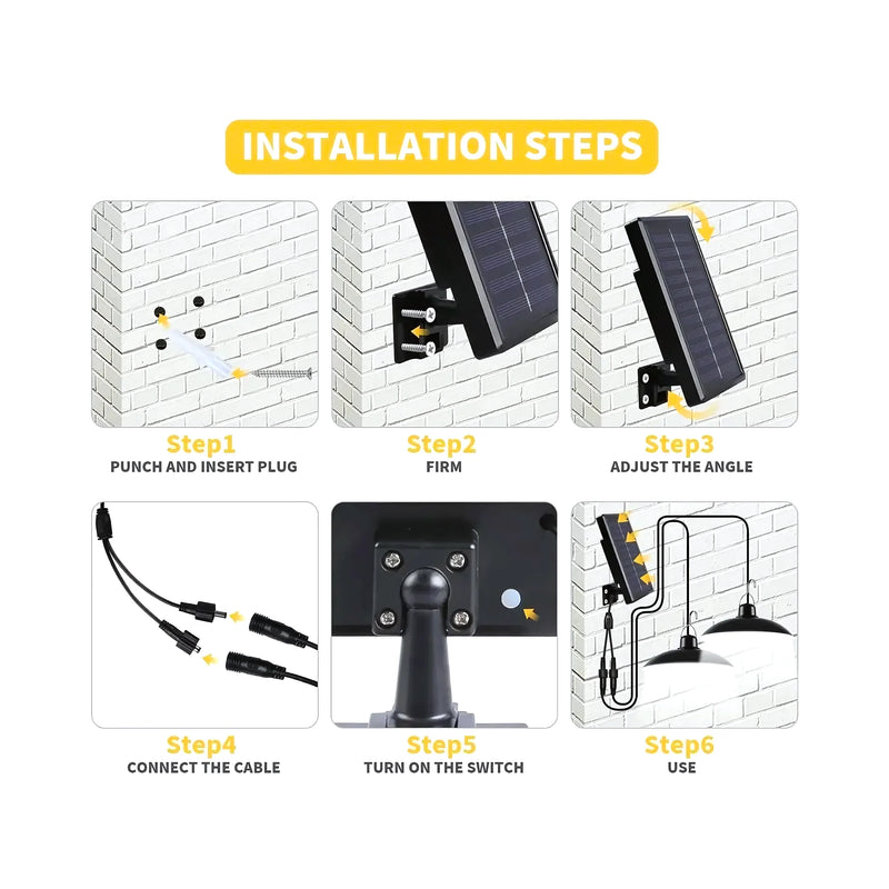 Lámpara Solar Led Colgante Control 240 - Varietas Chile - Santiago