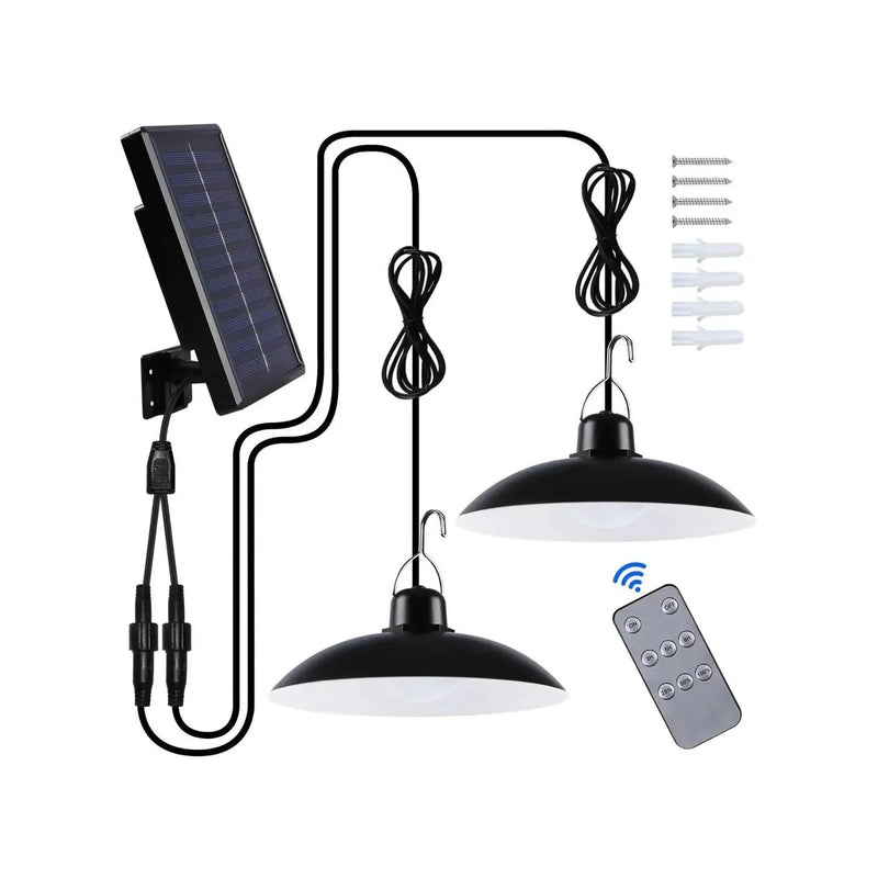 Lámpara Solar Led Colgante Control 240