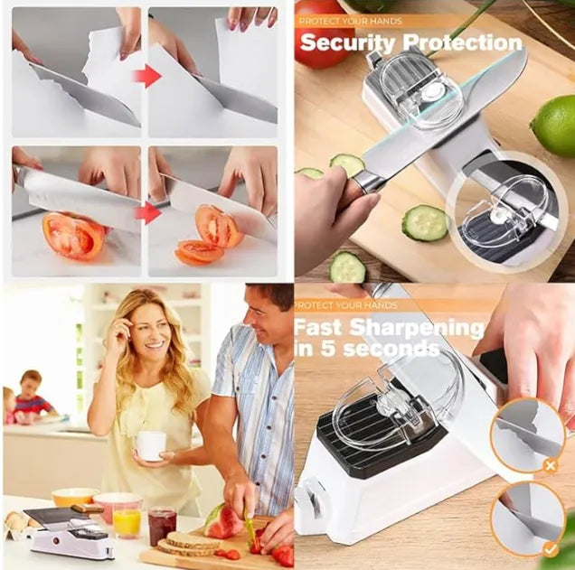 Afilador De Cuchillo Electrico 4 En 1
