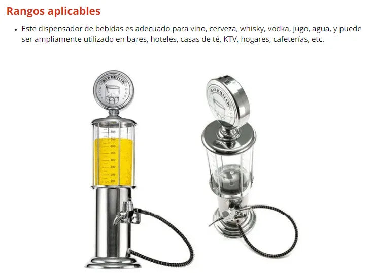 Dispensador De Alcohol Para Fiesta Hogar