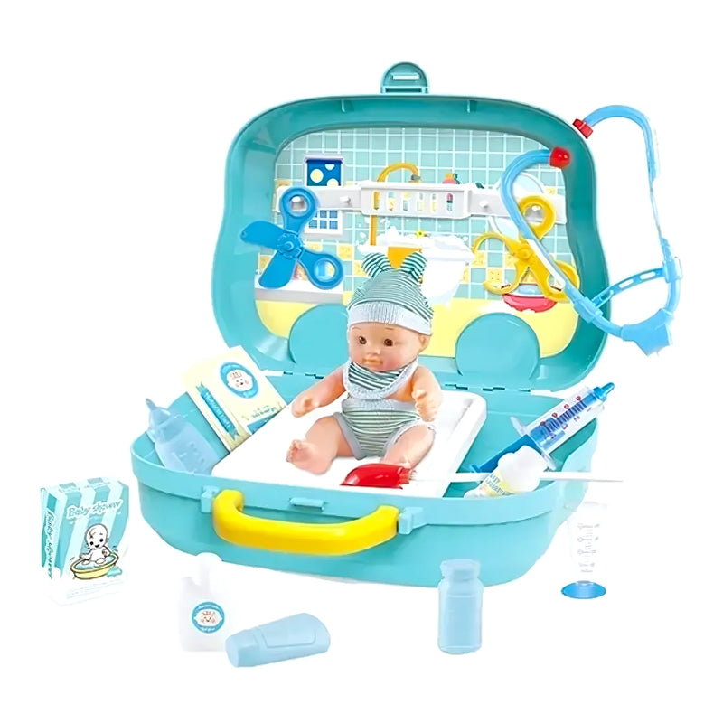 Maletin Doctor Con Muñeco Y Accesorios - Varietas Chile - Santiago