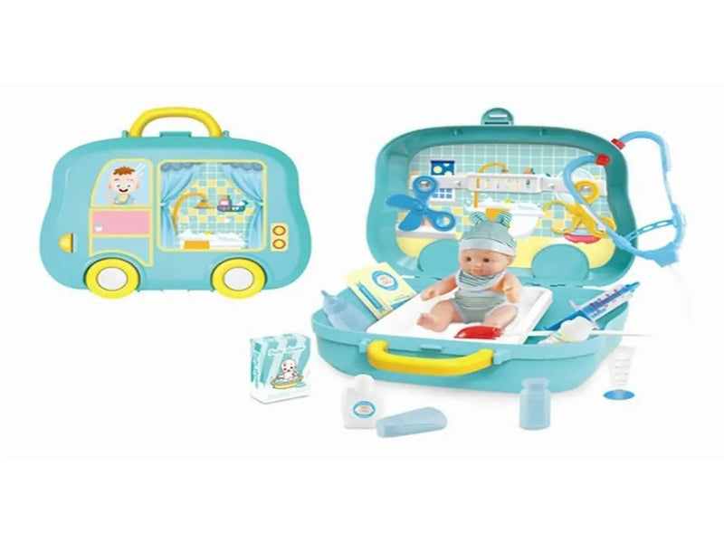 Maletin Doctor Con Muñeco Y Accesorios