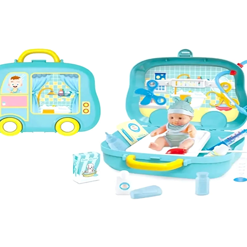 Maletin Doctor Con Muñeco Y Accesorios - Varietas Chile - Santiago