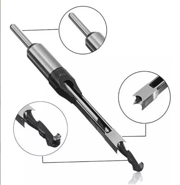 Broca Cincel Hacer Hoyo Cuadrado Madera