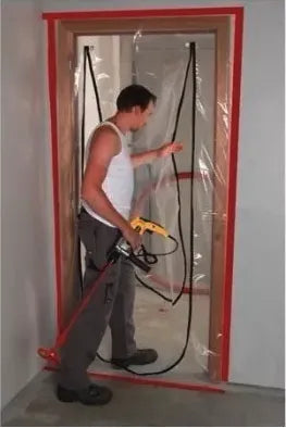 Puerta Aislante De Plástico Con Cremalle