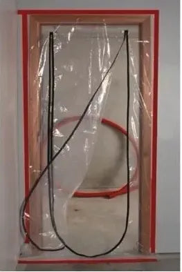 Puerta Aislante De Plástico Con Cremalle